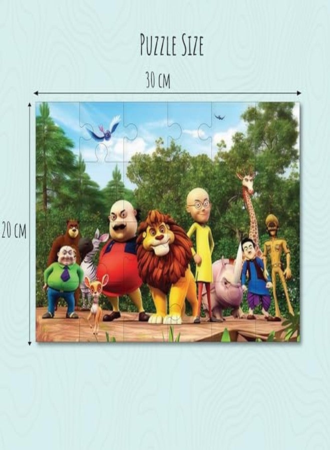 Khilonewale Kids Jigsaw Puzzle 8x12 Inch for Ages 3+, Colourful Learning Puzzle for Boys & Girls, Educational Game, Fun Gift for Kids, for Early Learning & Family Play (Jungle Friends Parade) - Image 3